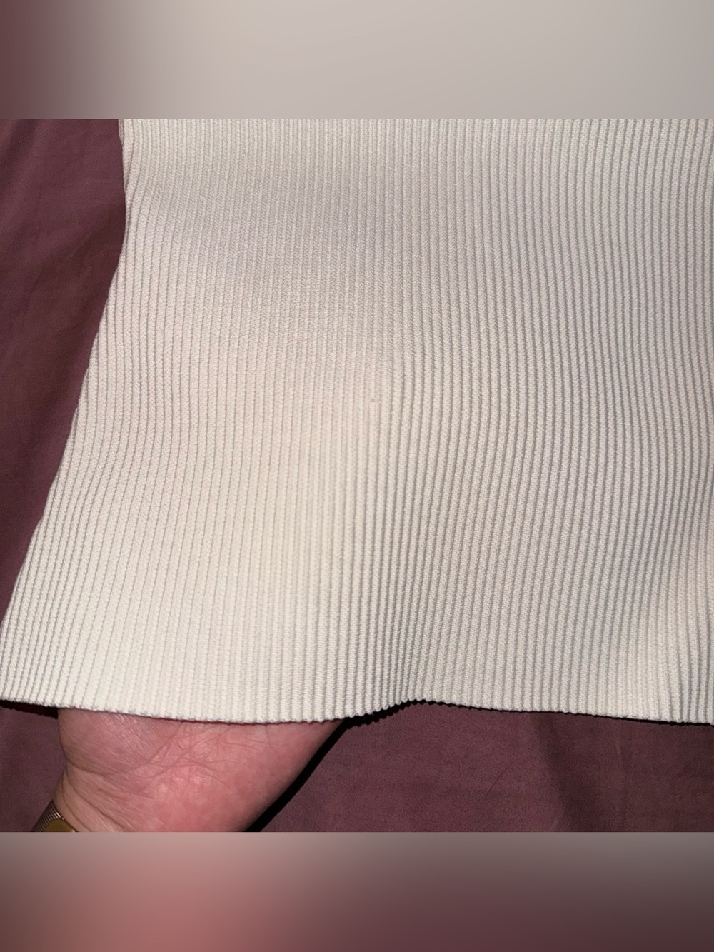 Aritzia Sculpt Knit Seven Top - Picture 3 of 8